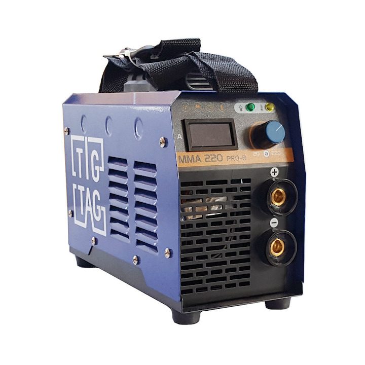 Инверторен Eлектрожен – Бъдещето на Заваряването Инверторен електрожен TIGTAG MMA 220Pro-R, електрод 1.6-4.0мм, Включени аксесоари