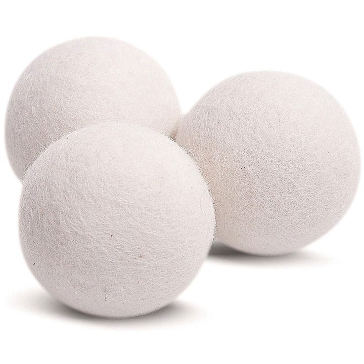 Вълнени Топки за Сушилня – Природно Решение за По-Бързо и Ефективно Сушене на Дрехи Комплект Топки за сушилня zioda smart essentials, С арома ефект, От 100% чиста естествена вълна от Нова Зеландия, 3бр., Бяло