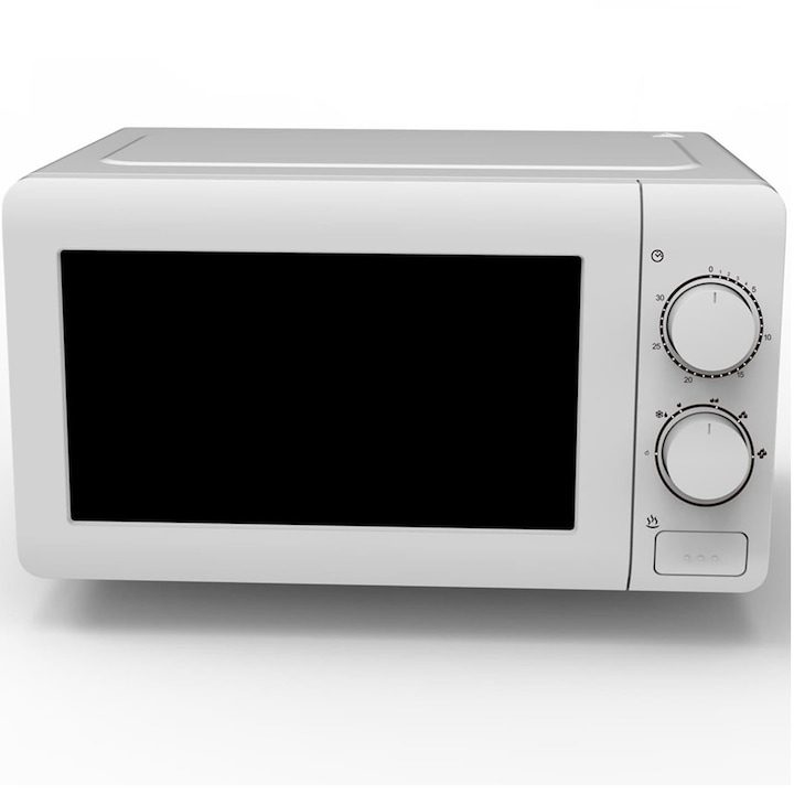 Топ 15 Малки Микровълнови – Компактни Решения с Голям Ефект малки микровълнови, Микровълнова фурна UD MM20L-WA, 20 л, 700W, Механично управление, Бял