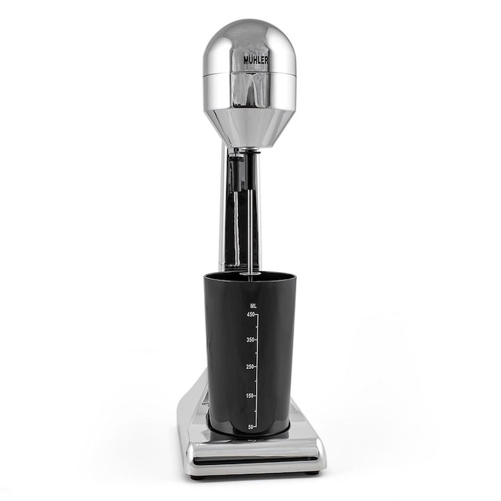Миксер за Фрапе - Сравняваме 10-те Най-Продавани Миксер за фрапе Muhler FMX-200CH, 100W, 2 степени, купа 450мл, Никел