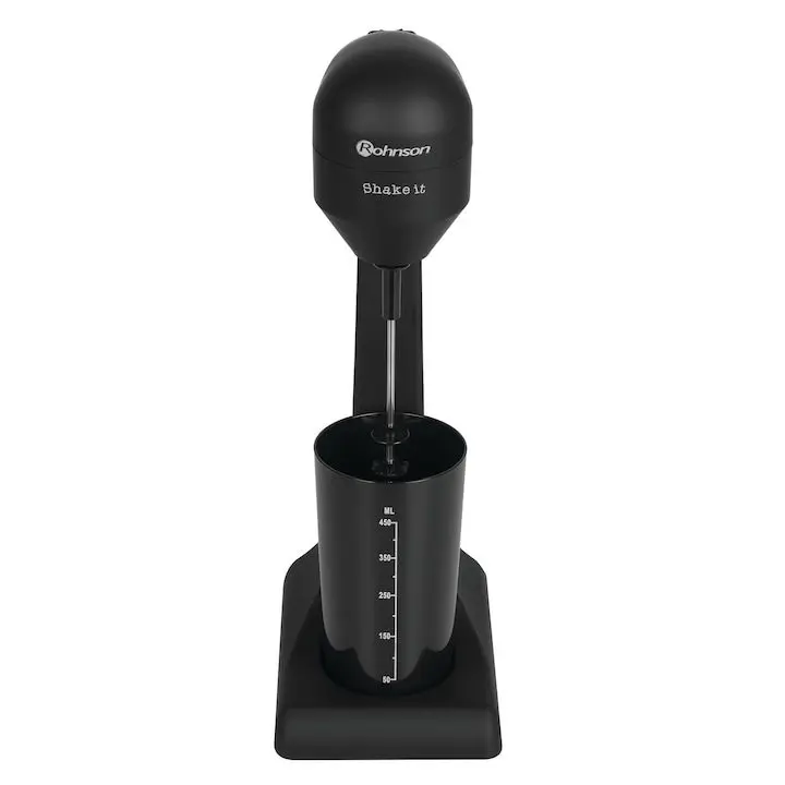 Миксер за фрапе Stand-alone Rohnson R447, 100W, 2 скорости, 0.5 л, Черен