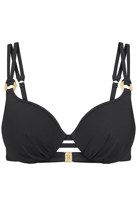 Бански Триумф - Най-Харесваните Модели за Лято 2025 Triumph, Подплатена горна част на бански Summer Twist, Черен