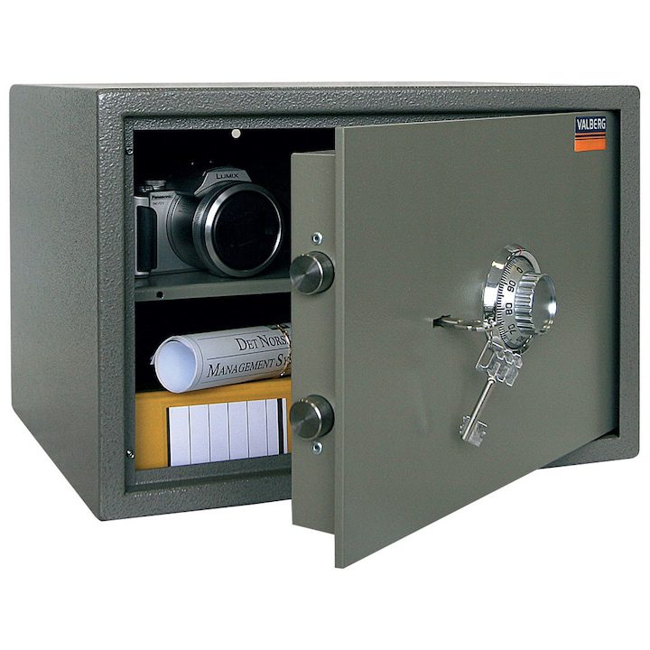 Метален сейф Valberg ASM 30 CL, Зелен