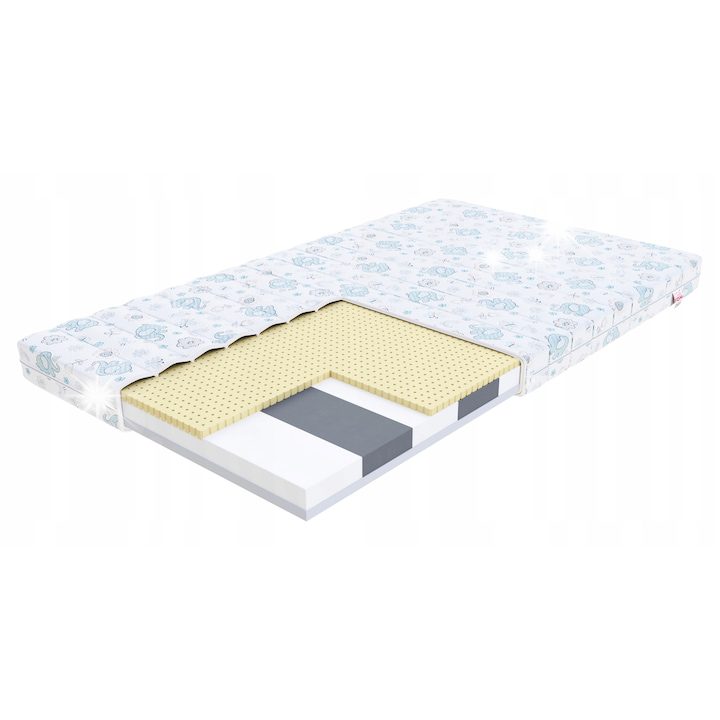 Матрак за Детско Легло - Кои са Най-Подходящите? Детски матрак FDM SMILE DUMBO 80x160см, бял