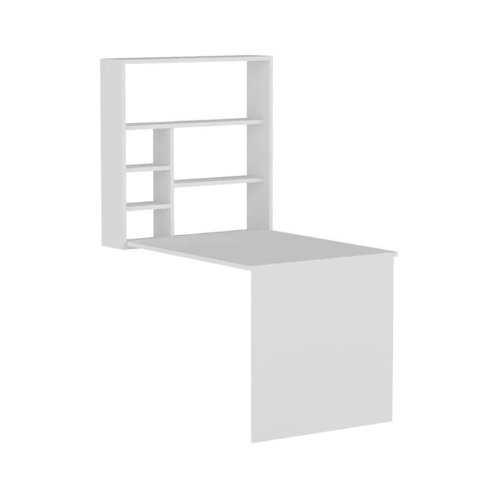 Умно Сгъваемо Бюро: Функционалност в Малко Пространство - Нашите Предложения Сгъваемо окачено бюро Ride Homs 90 x 154,2 x 59 см, Бял