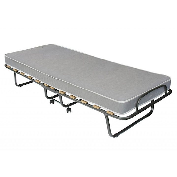 Походно Легло с Матрак - Комфорт и Практичност Походно легло Мебели Богдан BM Рома, с ламели, сгъваемо