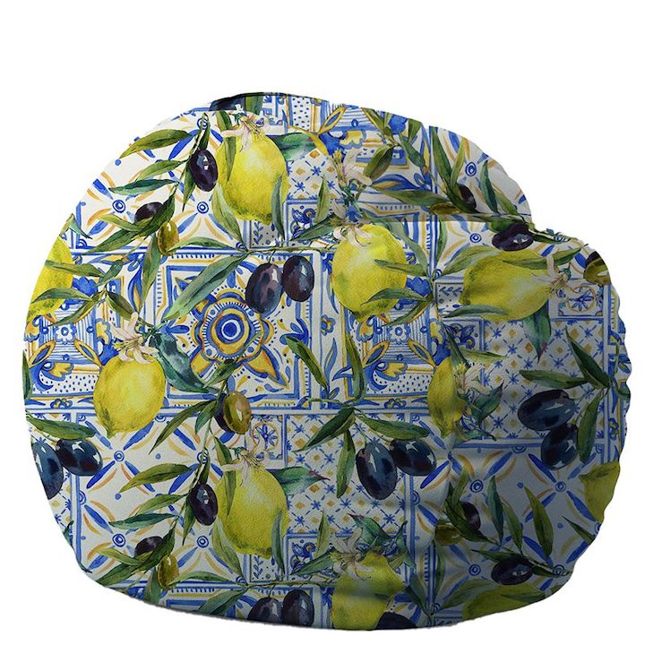 Как да Изберем Идеалния Барбарон? Барбарон Pufrelax King Size, Перящ се калъф, Пълнеж с микс от мемори пяна и дунапрен, 600л, Mediterranean Vibe, Многоцветен