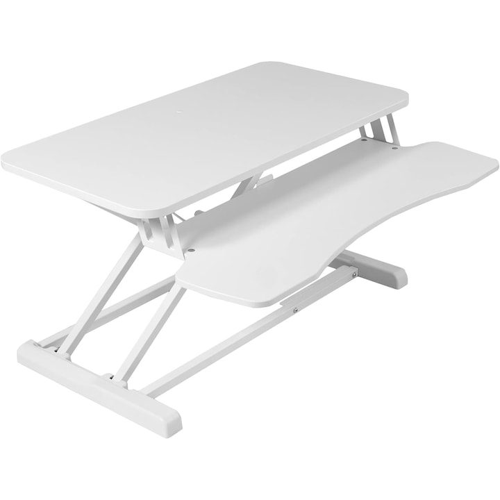 Elindor® Сгъваема настолна поставка за лаптоп, бяла