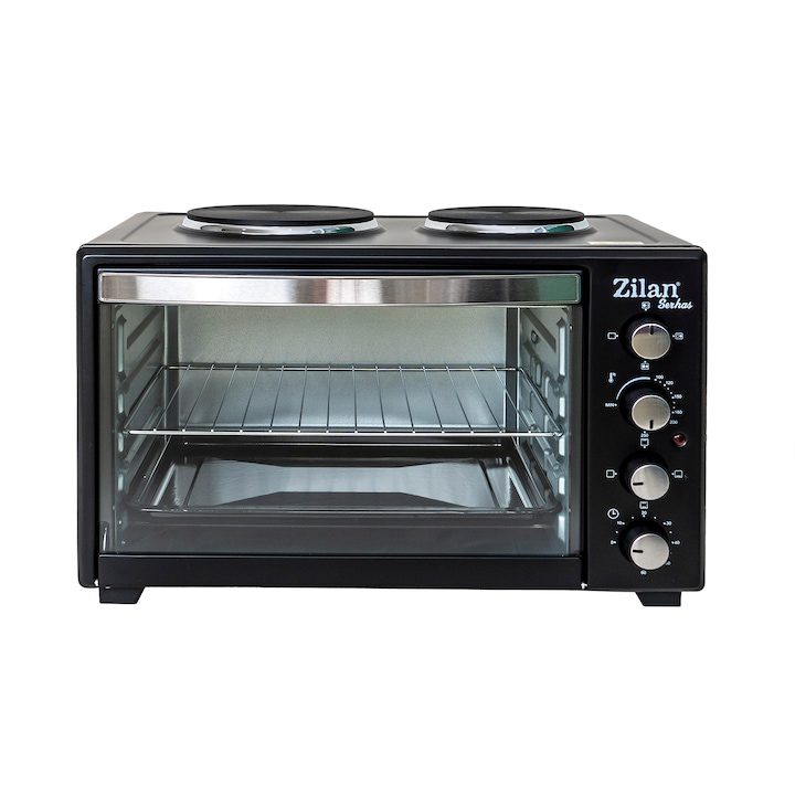 Електрическа фурна с котлон Serhas, обем 45 л, мощност 1600 W, таймер / Z-LINE 2935