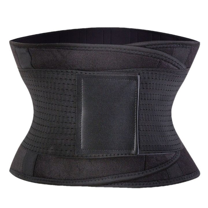 Колан за Отслабване - Кой е Най-Ефективен? Фитнес колан за отслабване и оформяне на талията BOMSTOM със система за двойна компресия Размер XXXL Черен