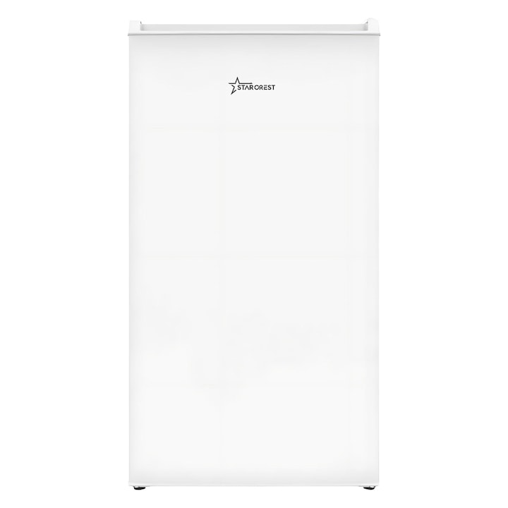 Топ 10 Малки Хладилници - Нашите Фаворити за 2025 Година Хладилник с една врата STARCREST SF-83WHE, Клас E, Капацитет 83L, Вътрешно осветление, Отделение за лед, H 85 см, Бял малки хладилници