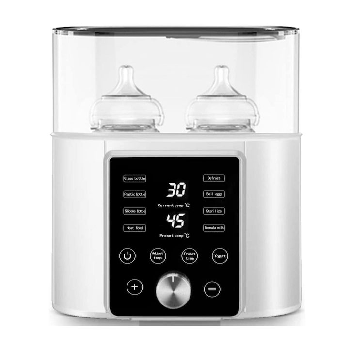 Електрически Стерилизатор за Бебешки Шишета - Топ 10 Най-Продаваните Многофункционален нагревател и стерилизатор за шишета, бял