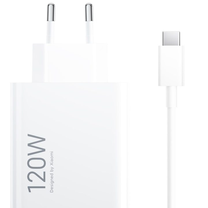 Зарядни за Телефон USB‑C - Какво Трябва да Знаете Преди Покупка Мрежово зарядно устройство Xiaomi 120W HyperCharge Combo (Type-A) EU