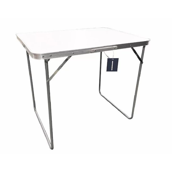 Къмпинг Маса - Коя да Изберем? Сгъваема къмпинг маса, тегло 3,6 кг, размери 80х60х70 см, метал с МДФ, многоцветна