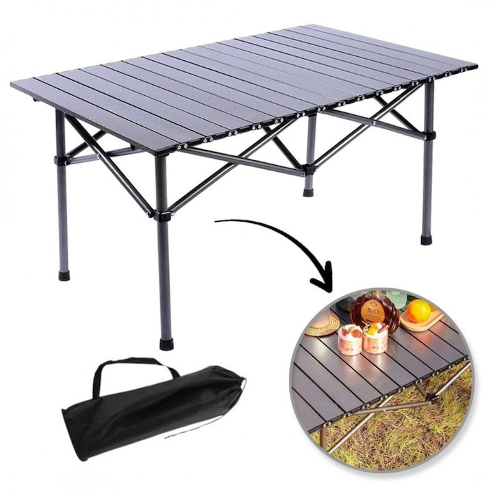 Къмпинг Маса - Коя да Изберем? Сгъваема маса за градина, къмпинг или риболов, тип куфар, JollyMag, SC09SZ, 95x56x50 см