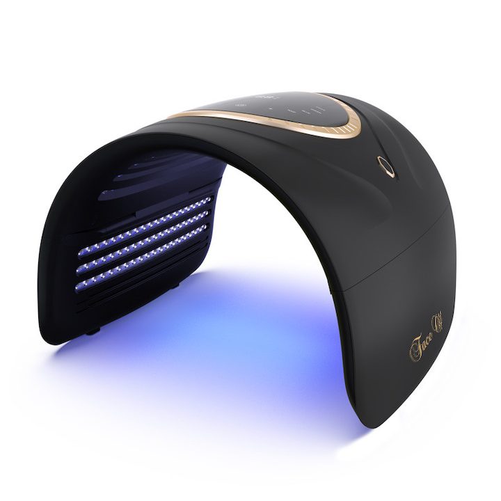 Устройство за терапия на лице и тяло SkinBeam LED Therapy, 5 режима, За професионална и домашна употреба, Черен