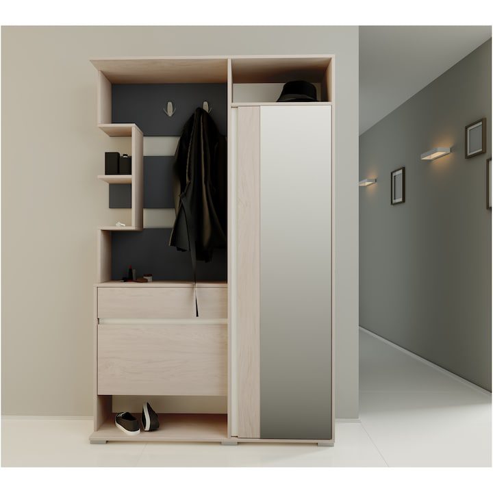 Портманто - Кои са Най-Продаваните за 2025 Година? Закачалка за антре Irim Aspen, 123х35х195 см