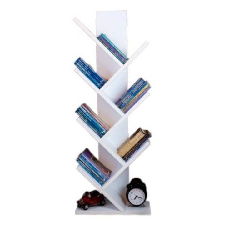 Етажерка за Книги - Топ 20 Най-Добрите Етажерка за книги Теа, Бял, 110 х 40 см
