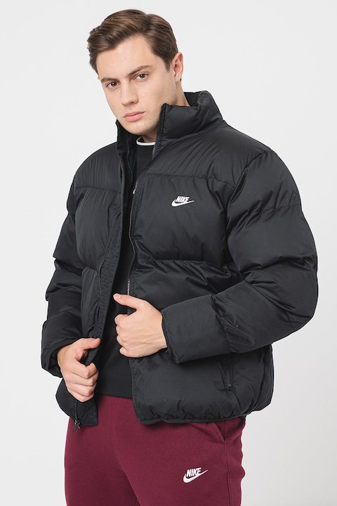 Мъжки Зимни Якета 2025 - Кои са Най-Добрите Nike, Непромокаемо подплатено зимно яке, Черен