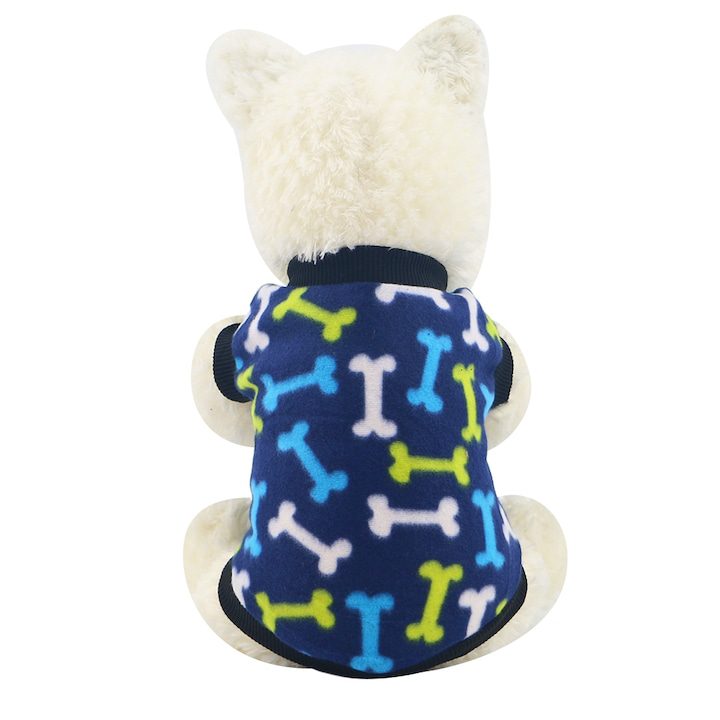 Есенно-зимни Дрехи за Кучета и Котки Блуза, Топла и удобна, за кучета, MDL-20A, тъмносиня, S