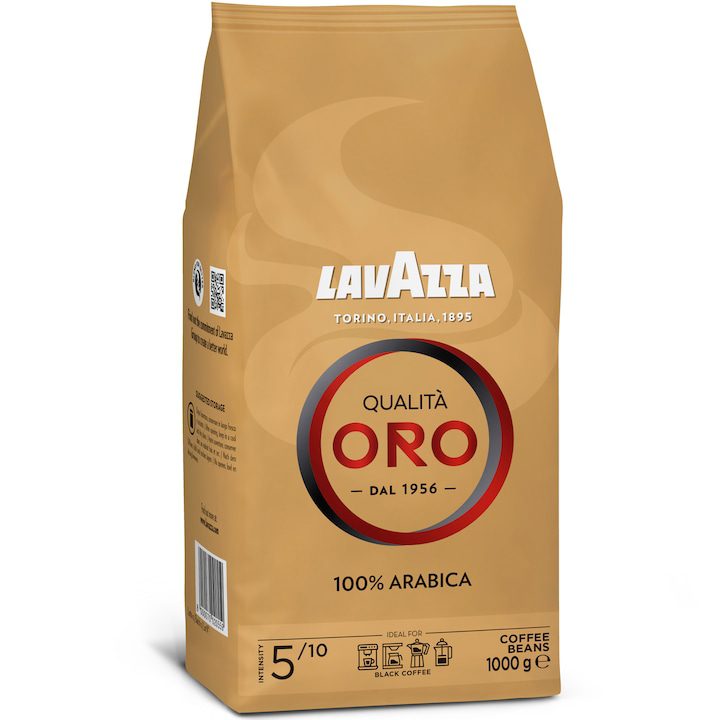 Кафе на Зърна - Кои са Най-Високо Оценяваните в България Кафе на зърна Lavazza Qualita Oro, 100% Арабика, 1 кг