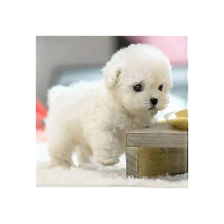 Интерактивни Играчки: Умни Приятели за Игра и Учене Интерактивно, реалистично, бяло куче робот