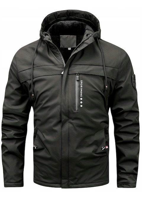 Мъжки Зимни Якета 2025 - Кои са Най-Добрите Мъжка ветровка с качулка, есенна, изолирана,