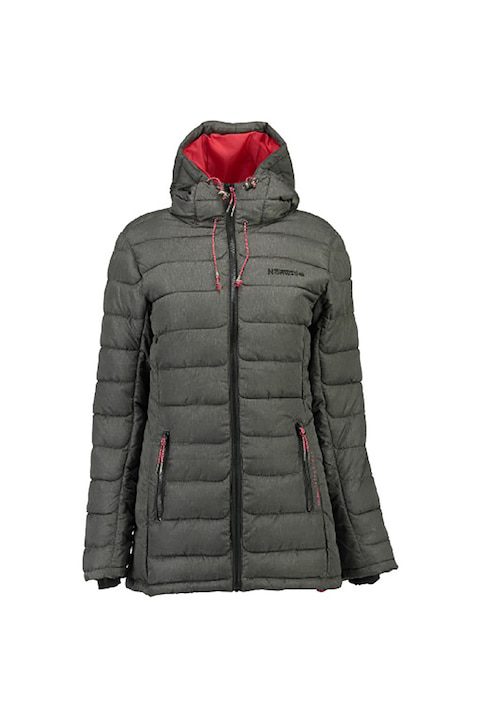 Дамски Якета 2025 - Вижте кои са Най-Желаните в България Geographical Norway, Капитонирано зимно яке, Tъмносив