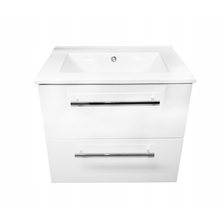 Шкаф за Баня - Кои са Най-Добрите за 2025 Година? Шкаф за баня с мивка, Domodomo, ПДЧ, 50 х 50 см, Бял