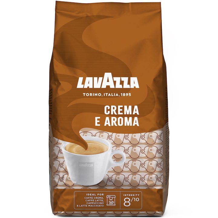 Кафе на Зърна - Кои са Най-Високо Оценяваните в България Кафе на зърна Lavazza Crema e Aroma, 1 кг
