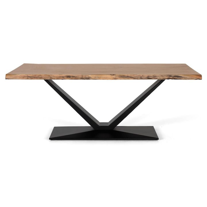 Как да изберете идеалната трапезна маса през 2025 Година Трапезна маса GINER Y COLOMER акациево дърво и метал