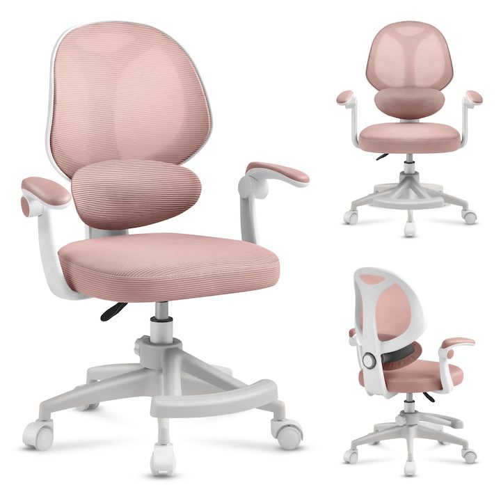 Офис Стол - Най-Добрите за 2025 Година Детски въртящ се стол Mark Adler Junior 4.5, въртящ се, заключващи се колелца, ергономичен, Pозов