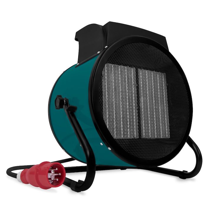 Електрически вентилаторна печка VONROC, EH504AC, 6000/9000 W, Керамичен елемент, Трифазна, 400 V