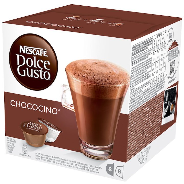 Долче Густо Капсули - Кои са Най-Добрите в България? Капсули Nescafe Dolce Gusto Chococino, 16 капсули, 256 г