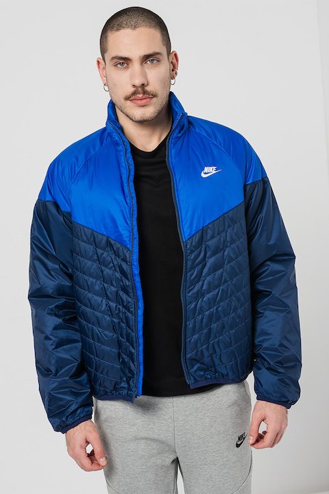 Мъжки Зимни Якета 2025 - Кои са Най-Добрите Nike, Зимно яке с цип и ръкави реглан, Кралско Синьо/Тъмносин