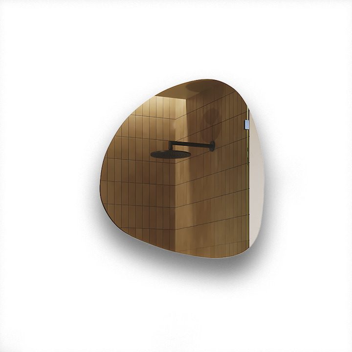 Огледало за Баня - Най-Желаните за 2025-2026 Година Огледало за баня с LED осветление Artforma 54x54 - неправилно 33