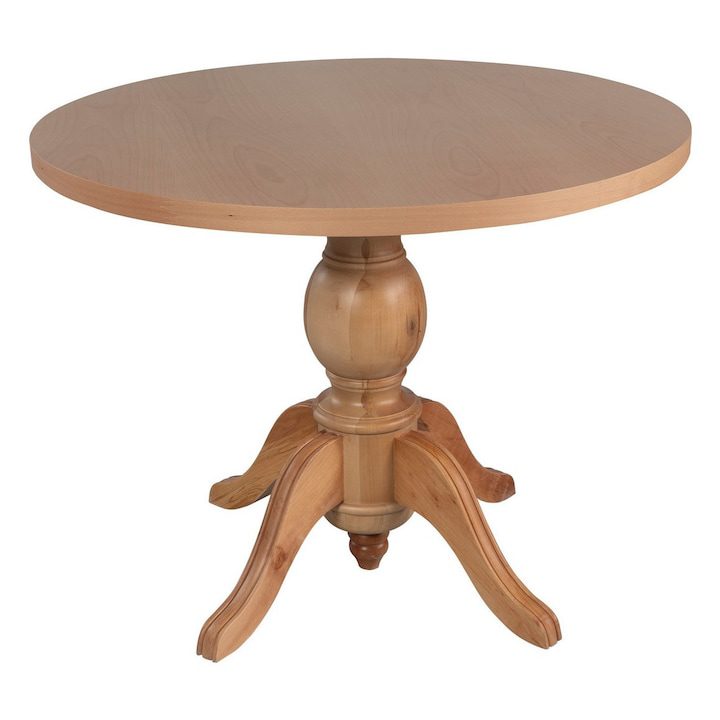 Как да изберете идеалната трапезна маса през 2025 Година Трапезна маса, Woody Fashion, 100x100 см, 100% букова дървесина, височина 75 см, комплект от 1 брой