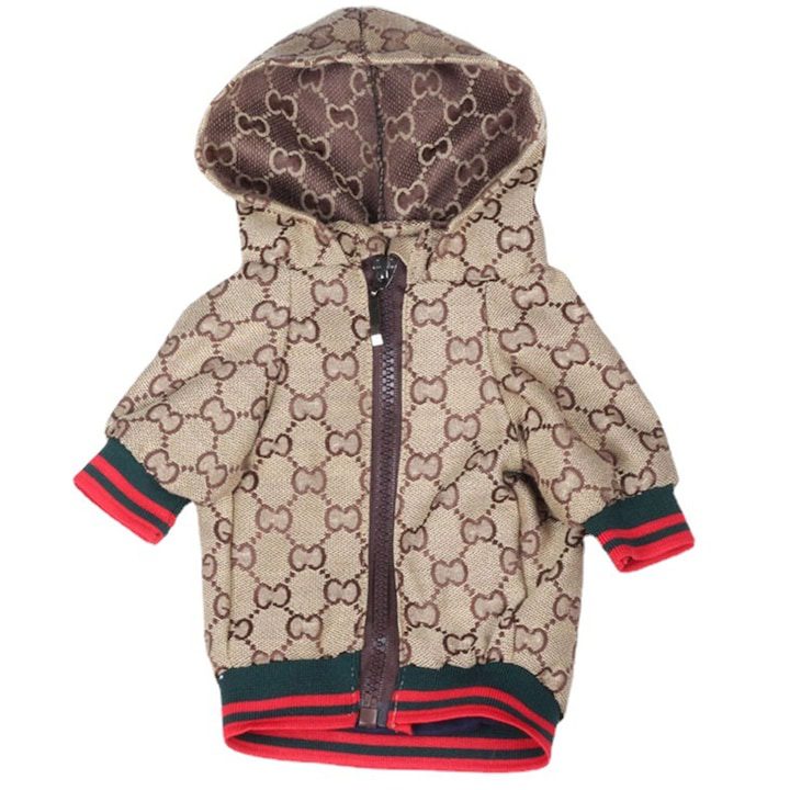 Есенно-зимни Дрехи за Кучета и Котки Яке за кучета, Zggzerg, С прикрепена качулка, цип, Ветроустойчиво и топло, Лесно за почистване и носене, Класически дизайн, За зимата, студено време, Подходящо за малки кучета, средни кучета, Полиестер/памук, M, Каки