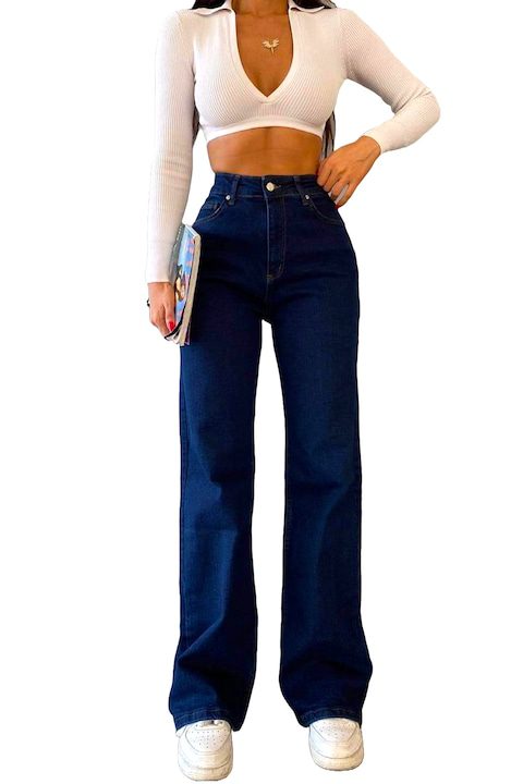 Модерни Дамски Дънки - Мода 2025-2026 Година Широки дънки Gilbert