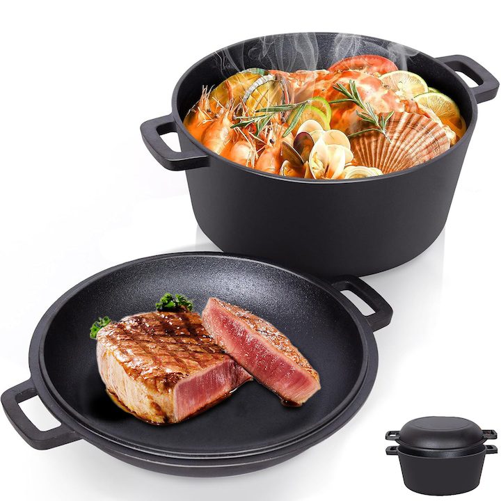 Топ 15 Най-Добрите Чугунени Тенджери с Капак Чугунена тенджера с капак