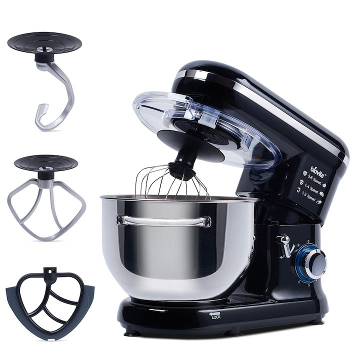 Перфектният Планетарен Миксер: Как да Изберете Правилния? Миксер с купа от неръждаема стомана Biovita