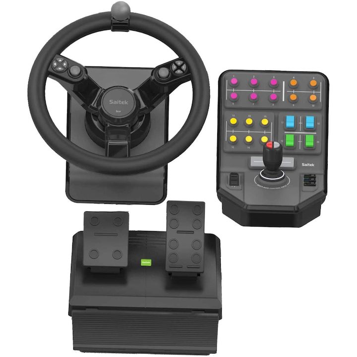 Топ 30 Волани за Игри - PC, Xbox, Playstation Пълно оборудване Logitech G Heavy Farm Sim Controller