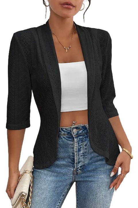 Елегантно Дамско Сако - Официални и Ежедневни - Най-Доброто от Мода 2025 Година Лятно яке