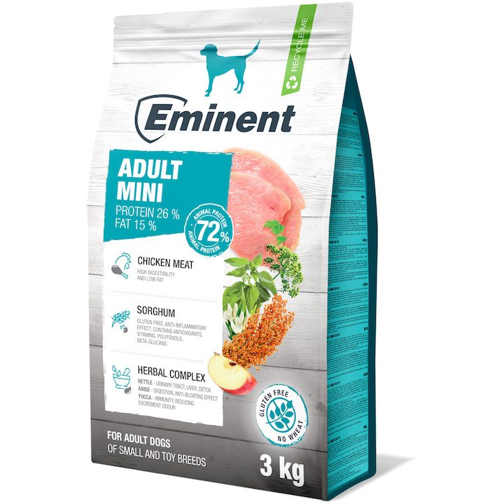 Топ 15 Храни за Подсилване на Имунната Система на Куче През 2025 Година Суха храна за кучета Eminent Adult, Mini 3кг