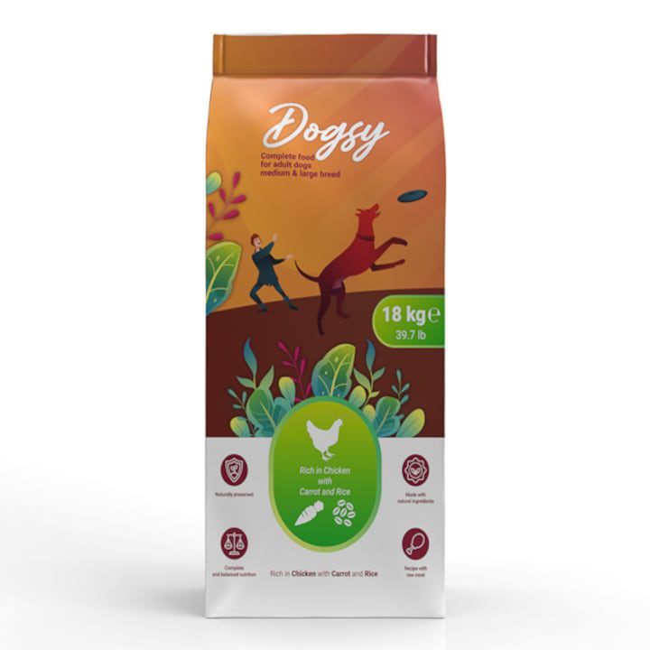 Топ 15 Храни за Подсилване на Имунната Система на Куче През 2025 Година Суха храна за кучета Craftia, Пиле, морков и ориз, 18 кг