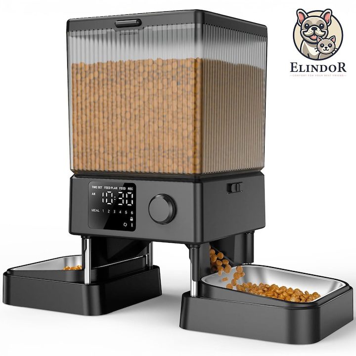 Качествени Автоматични Хранилки за Кучета и Котки - Класация Смарт хранилка Elindor® за котки и кучета