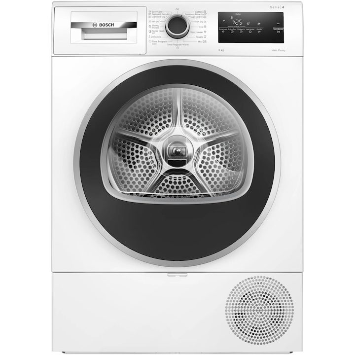 Топ 10 Най-добрите Сушилня с Термопомпа Сушилня Bosch WTH8520BBY