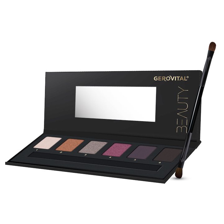 Сенки за Очи - Най-Качествените и Достъпни Палитри на Пазара в България Палитра сенки за очи Gerovital Beauty, Rose, 7.2 г