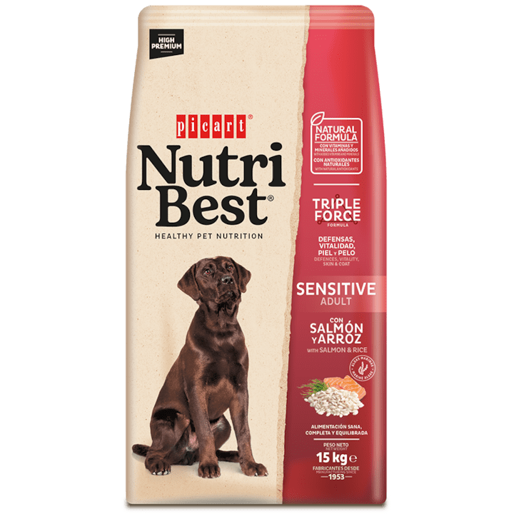 Храна за Кучета със Ставни Проблеми - Какво Трябва да Знаем Суха храна за кучета Nutribest Adult, Сьомга с ориз, 15 кг