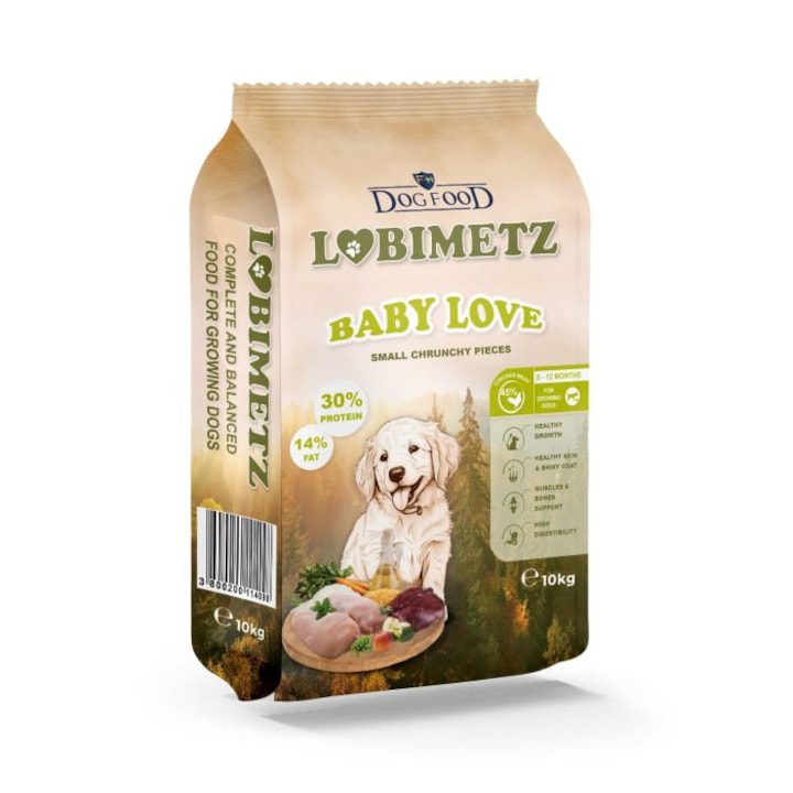 Суха храна за кучета Ljubimetz Junior, 10 кг